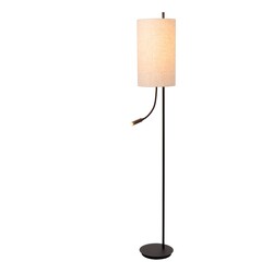 Lucide MAGIC - Vloerlamp - Ø 24 cm - 1xE27 - Zwart