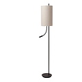 Lucide MAGIC - Vloerlamp - Ø 24 cm - 1xE27 - Zwart