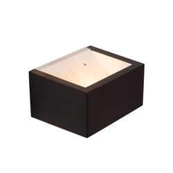 Lucide BRIDA – Wiederaufladbare Wandleuchte für Innen/Außen – Akku/Batterie – LED dimmbar. - 1x3,7W 2700K - IP54 - Bewegungssensor - Schwarz