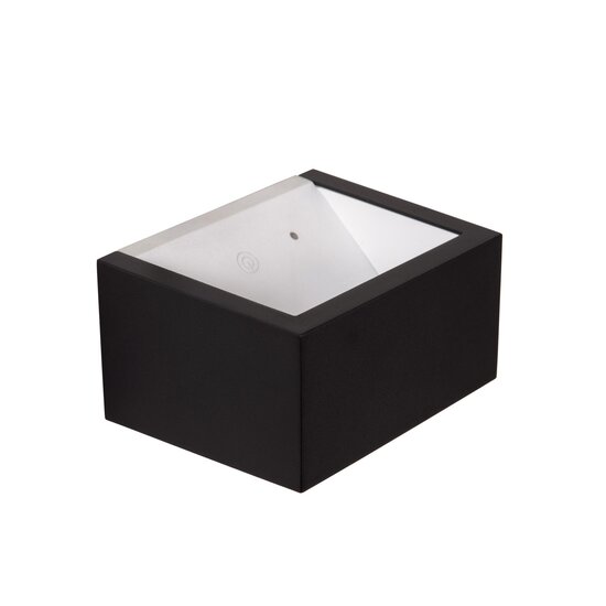 Lucide BRIDA - Rechargeable Wall Lamp Indoor/Outdoor - Battery - LED Dimmable - 1x3.7W 2700K - IP54 - Motion Sensor - Black