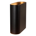 Lucide ATILA - Applique Intérieur/Extérieur - LED - 2x5W 2700K - IP54 - Noir