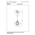 Lucide MAURO - Hanglamp Kinderkamer - 1xE27 - Groen