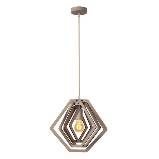 Lucide MAURO - Lampe suspendue Chambre d'enfant - 1xE27 - Taupe