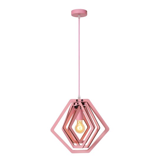 Lucide Mauro - Rosa Hängelampe Kinderzimmer - 1xE27