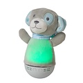 Lucide DOLLY - Tischleuchte Kinderzimmer - Batterien - LED - 1x3W 2700K - Mit Musikfunktion - Grau