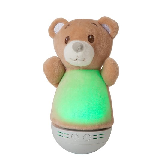 Lucid DOLLY - Table lamp Children's room - Batteries - LED - 1x3W 2700K - With music function - Brown