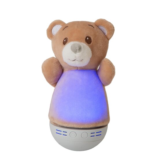 Lucide DOLLY - Tischleuchte Kinderzimmer - Batterien - LED - 1x3W 2700K - Mit Musikfunktion - Braun