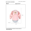 Lucide DOLLY - Lampe à poser Chambre d'enfant - Piles - LED - 1x3W 2700K - Avec fonction musique - Rose