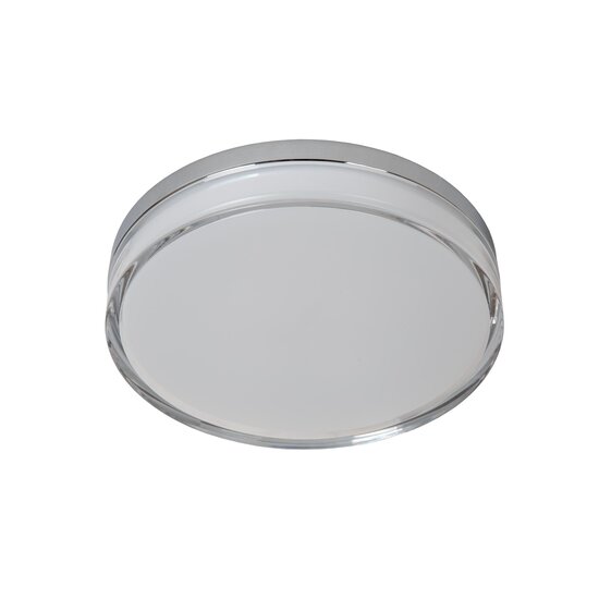 Lucide PLANO - Lámpara de techo Interior/Exterior - Ø 28 cm - Opal - LED Dimming. - CCT - 1x16W 2700K/4000K - IP44