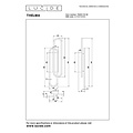 LUCIDE Lucide THELMA - Wall Lamp - Dimmable LED for Cozy Lighting