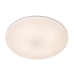 Lucide OLSON - Plafonnière Badkamer - Ø 29 cm - LED - CCT - 1x24W 3000K/6500K - IP44 - Opaal