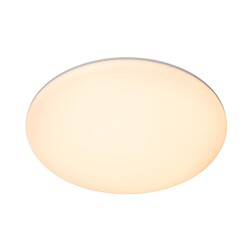 Lucide OLSON - Plafonnière Badkamer - Ø 35 cm - LED - CCT - 1x36W 3000K/6500K - IP44 - Opaal