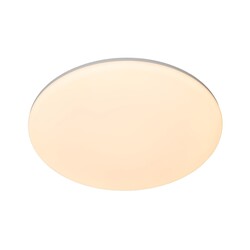 Lucide OLSON - Plafonnière Badkamer - Ø 45 cm - LED - CCT - 1x45W 3000K/6500K - IP44 - Opaal