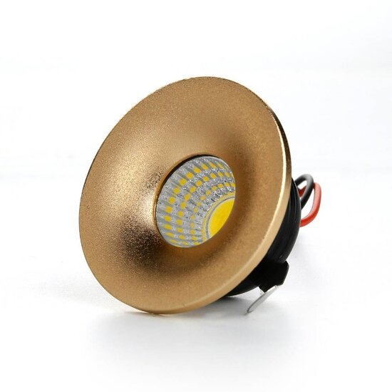 Activa mini spot LED 50 mm blanco, dorado o negro regulable 3w 10 o más