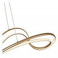 LUCIDE Lucide SARDANA - Lampe à suspension - LED Dimb. - 1x54W 2700K - Or Mat / Laiton