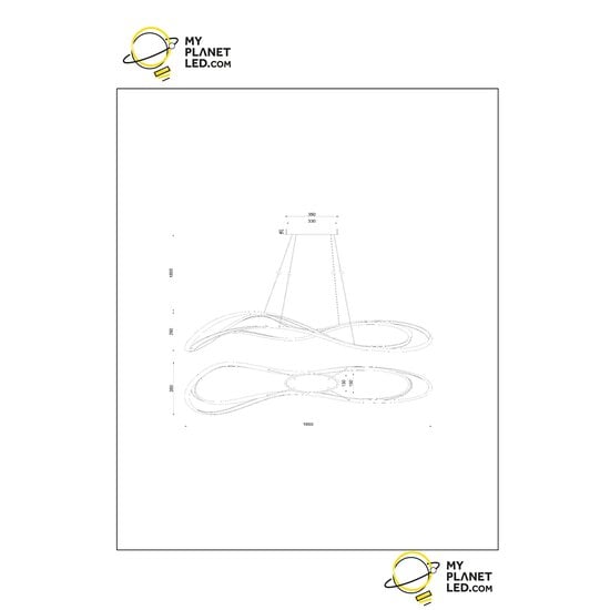 LUCIDE Lucide SARDANA - Pendant Lamp - LED Dimmable for Cozy Lighting