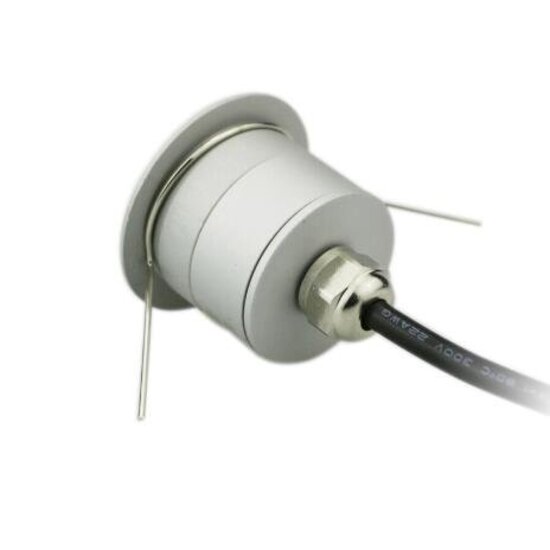 Mitra IP67 inbouwspot LED 3W rond alu 12V dc (vanaf 10 st)