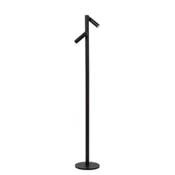Lucide ANTRIM - Oplaadbare Leeslamp Binnen/Buiten - Accu/Batterij - LED Dimb. - 2x2,2W 2700K - IP54 - Met draadloos oplaadstation - Zwart