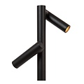 Lucid ANTRIM - Rechargeable Reading Lamp Indoor/Outdoor - Battery - LED Dimmable - 2x2.2W 2700K - IP54 - With wireless charging station - Black
