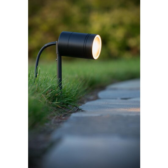 Lucide ARNE-LED - Garden spotlight - Ø 6.3 cm - LED - GU10 - 1x5W 2700K - IP44 - Black