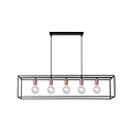 Lucide ARTHUR - Pendant lamp - 5xE27 - Black