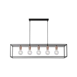 Lucide ARTHUR - Lámpara colgante - 5xE27 - Negro