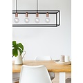Lucide ARTHUR - Hanglamp - 5xE27 - Zwart