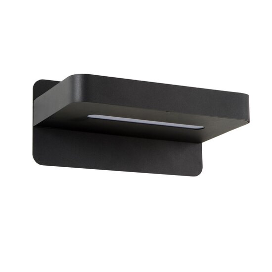 Lucide ATKIN - Nachttischlampe / Wandlampe - LED - 1x6W 3000K - Mit USB-Ladepunkt - Schwarz