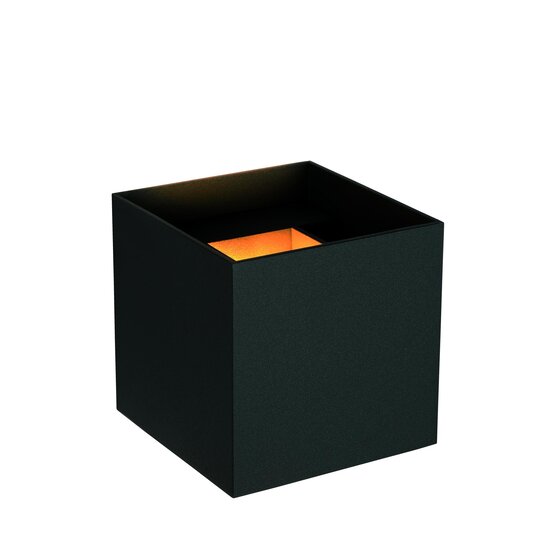 Lucide AXI - Wandstrahler / Wandleuchte Badezimmer - LED - 2x7W 2700K - IP54 - Einstellbarer Abstrahlwinkel - Schwarz