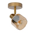 Lucide BJORN - Plafondspot - 1xE14 - Mat Goud / Messing