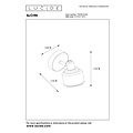Lucide BJORN - Ceiling spotlight - 1xE14 - Matt Gold / Brass