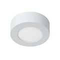 Lucide BRICE-LED - Bathroom Ceiling Light - Ø 11.7 cm - LED Dimming. - 1x8W 3000K - IP44 - White