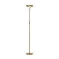 Lucide CELESTE - Vloerlamp - Ø 28 cm - LED Dimb. - 1x21W 2700K - Mat Goud / Messing