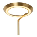 Lucide CELESTE - Lámpara de pie - Ø 28 cm - LED Dim. - 1x21W 2700K - Oro Mate / Latón