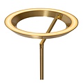 Lucide CELESTE - Vloerlamp - Ø 28 cm - LED Dimb. - 1x21W 2700K - Mat Goud / Messing