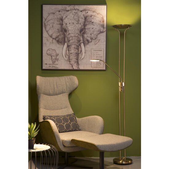 Lucide CHAMPION-LED - Lampe de lecture - LED Dim. - 3000K - Bronze
