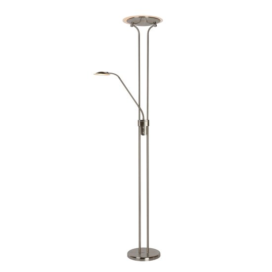 Lucide CHAMPION-LED - Leeslamp - LED Dimb. - 3000K - Mat chroom