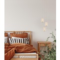 Lucide CINTRA - Pendant lamp - Ø 25 cm - LED Dimb. - 3x4.7W 2700K - Transparent
