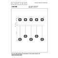Lucide CINTRA - Hängelampe - LED Dim. - 5x4,7W 2700K - Transparent