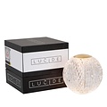 Lucide CINTRA - Lámpara de mesa recargable - Accu/Batería - Ø 11 cm - LED Dim. - 1x2W 2700K - 3 pasos de atenuación - Transparente