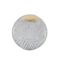 Lucide CINTRA - Lámpara de mesa recargable - Accu/Batería - Ø 9 cm - LED Dim. - 1x1.5W 2700K - 3 pasos de atenuación - Transparente