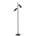 Lucide CLUBS - Vloerlamp - 2xGU10 - Zwart