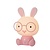 Lucid DODO RABBIT - Table lamp Children's room - LED Dimb. - 1x3W 4000K - 3 StepDim - Pink