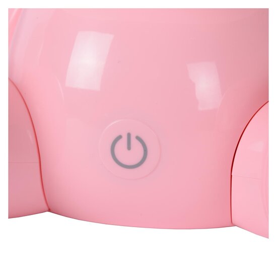 Lucide DODO RABBIT - Lampe à poser Chambre d'enfant - LED Dim. - 1x3W 4000K - 3 StepDim - Rose
