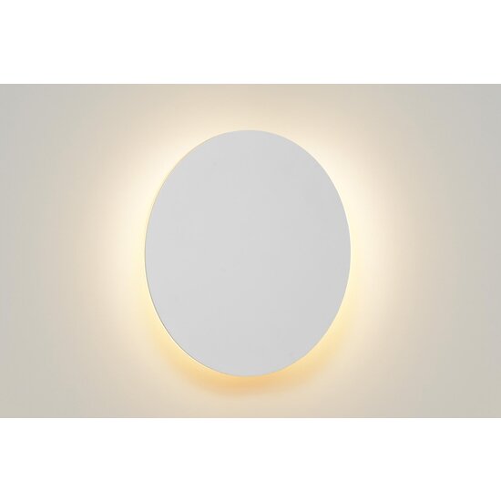 Lucide EKLYPS LED - Wandlamp - Ø 25 cm - LED - 1x9W 3000K - Wit