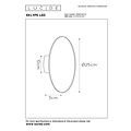 Lucide EKLYPS LED - Wall lamp - Ø 25 cm - LED - 1x9W 3000K - White