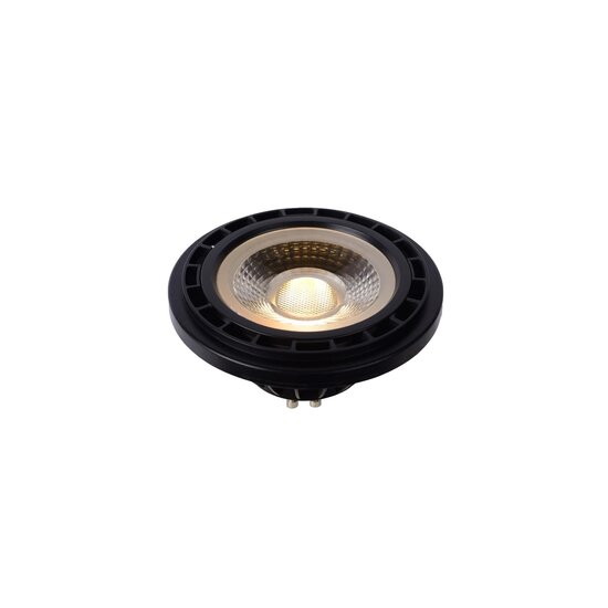Lucide ES111 - Lampe LED - Ø 11 cm - LED à intensité variable (blanc chaud/blanc froid) - GU10 - 1 x 12 W - 2200 K/3000 K - Noir