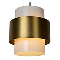 Lucide FIRMIN - Hanglamp - Ø 20 cm - 1xE27 - Mat Goud / Messing