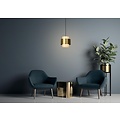 Lucide FIRMIN - Pendant lamp - Ø 30 cm - 1xE27 - Matt Gold / Brass