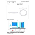 Lucide FRESH - Deckenleuchte Badezimmer - Ø 27 cm - 1xE27 - IP44 - Weiß
